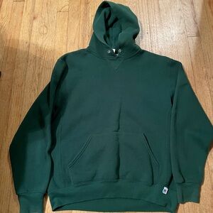 Russell Athletic Dark Green Hoodie for Men